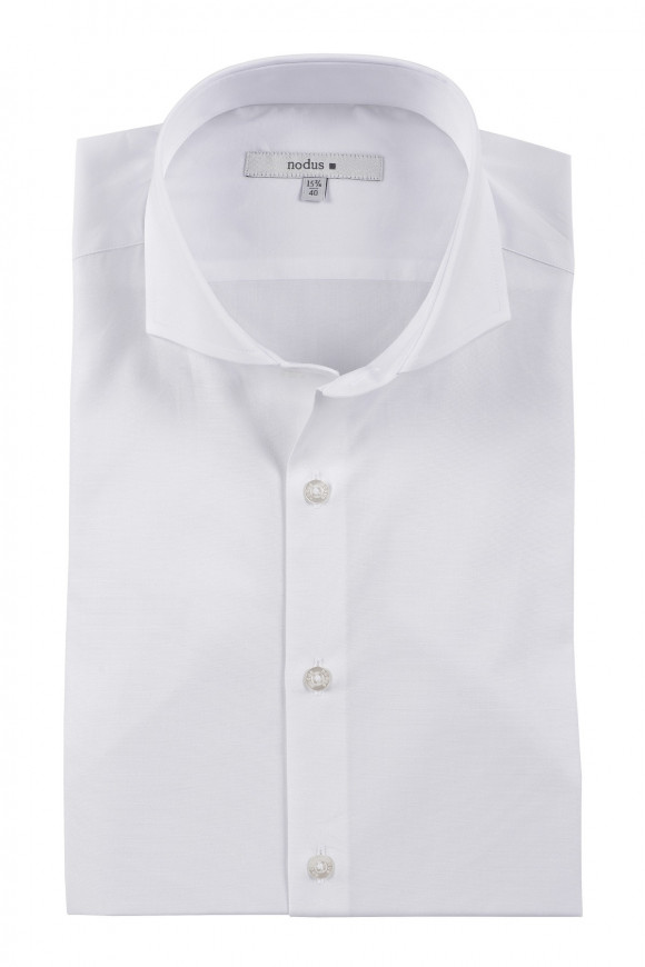 Chemise popeline col Florence poignets simples