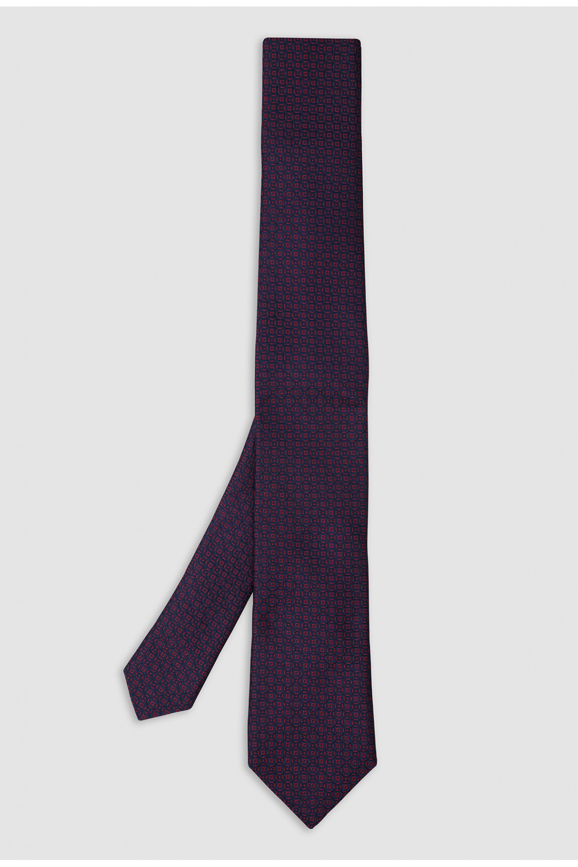 Cravate Navy Micromotif Soie