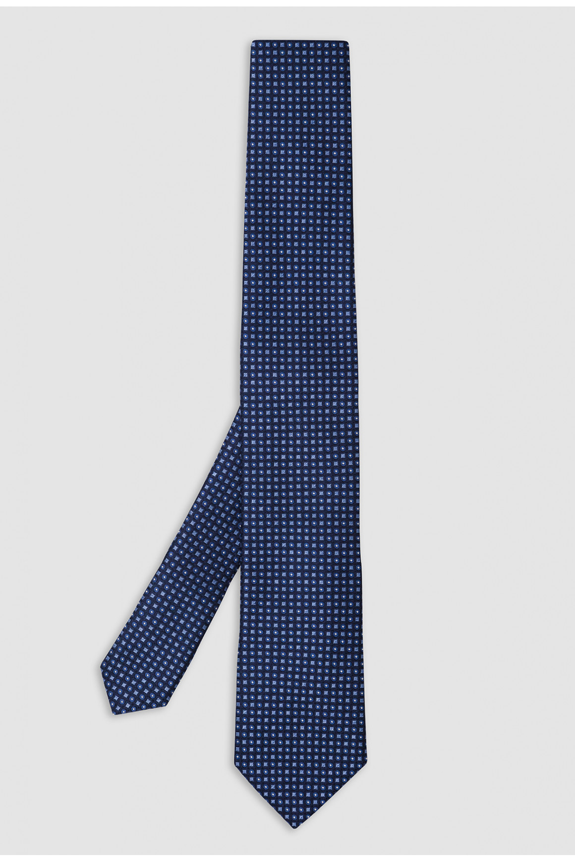 Cravate Navy Micromotif Soie