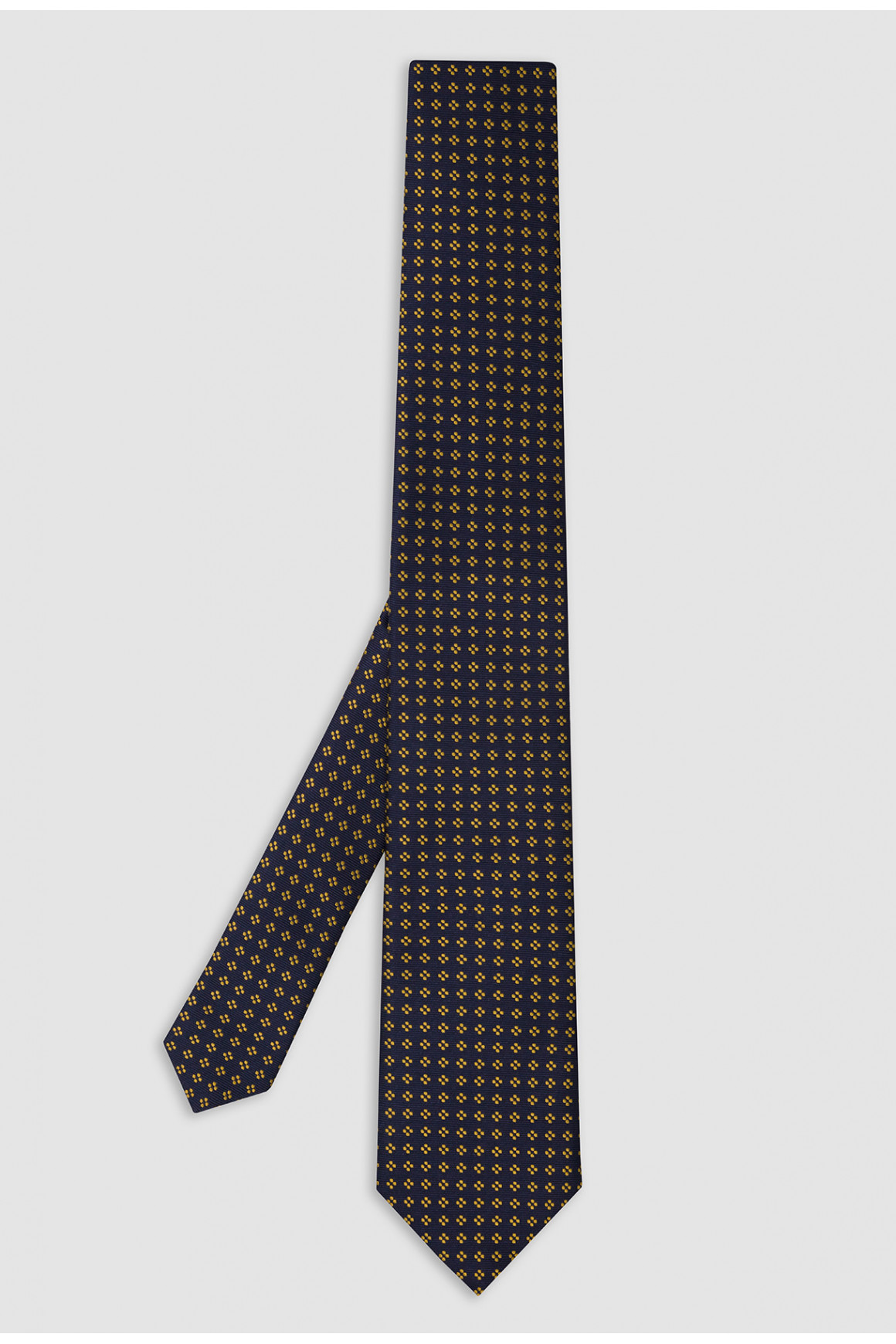 Cravate Navy Micromotif Soie