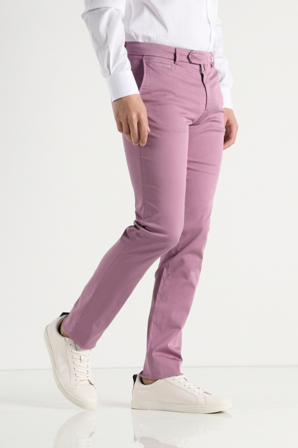 PANTALON 'RIVIERA' VIEUX ROSE