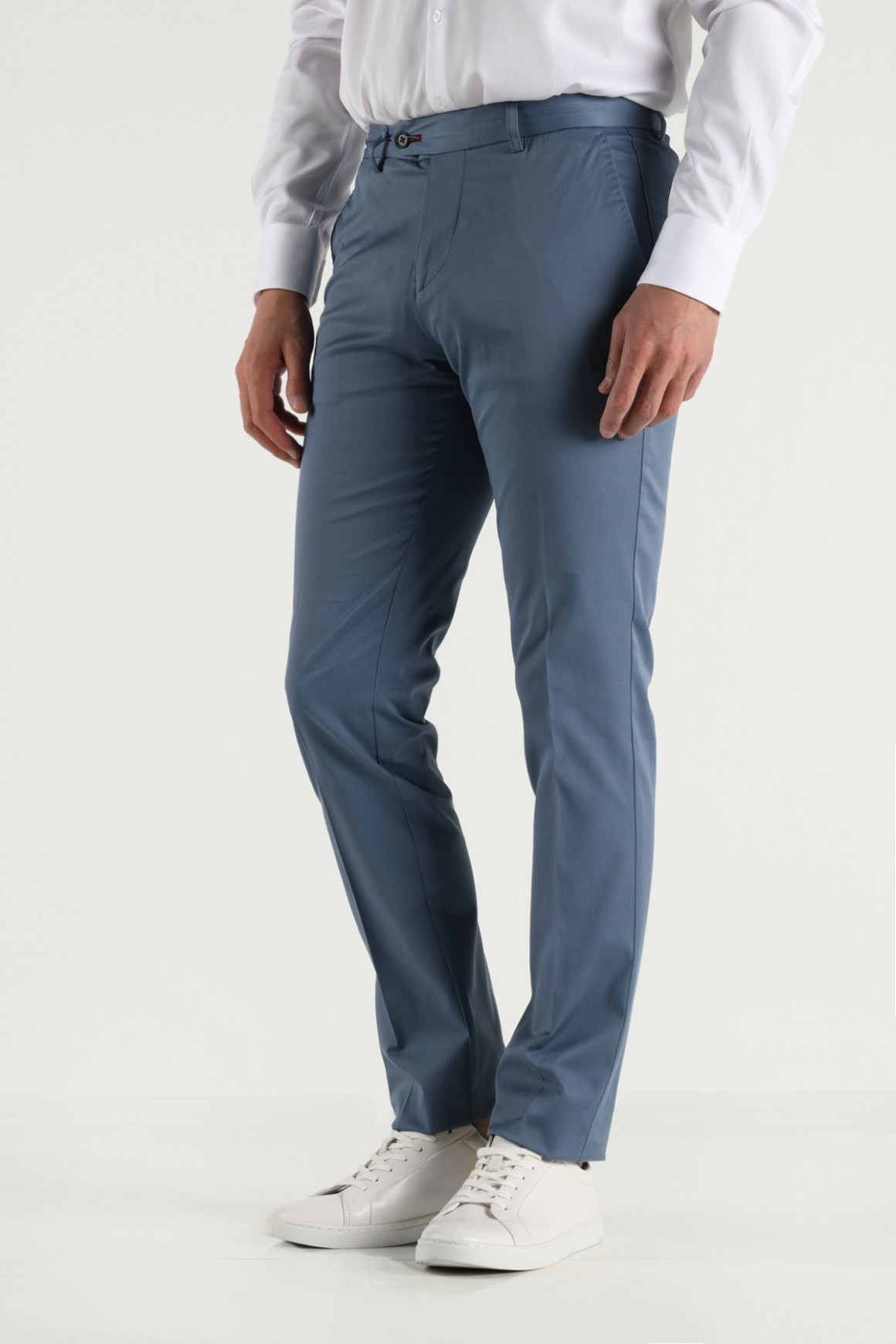 Pantalon VILLE bleu gris