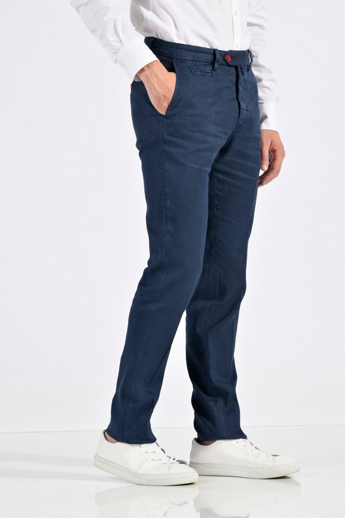 PANTALON LINO MARINE