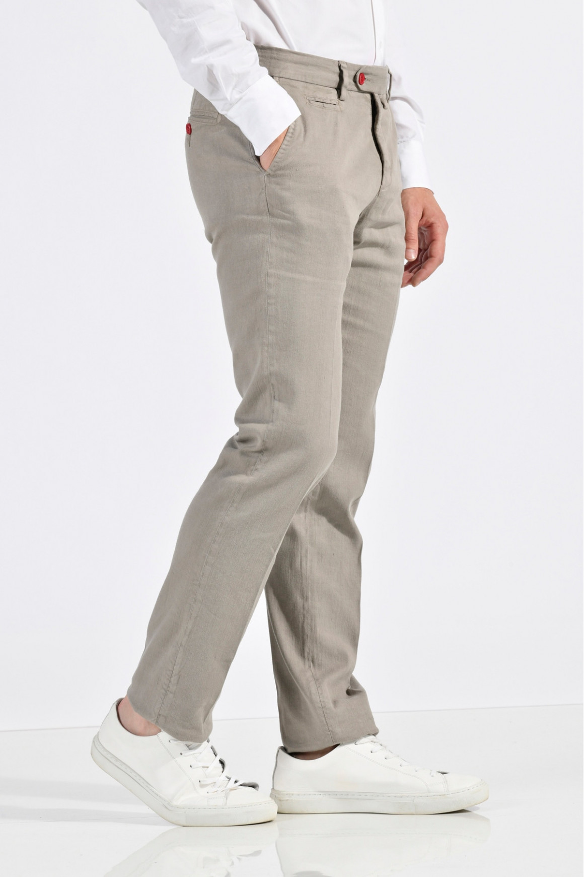 PANTALON LINO BEIGE
