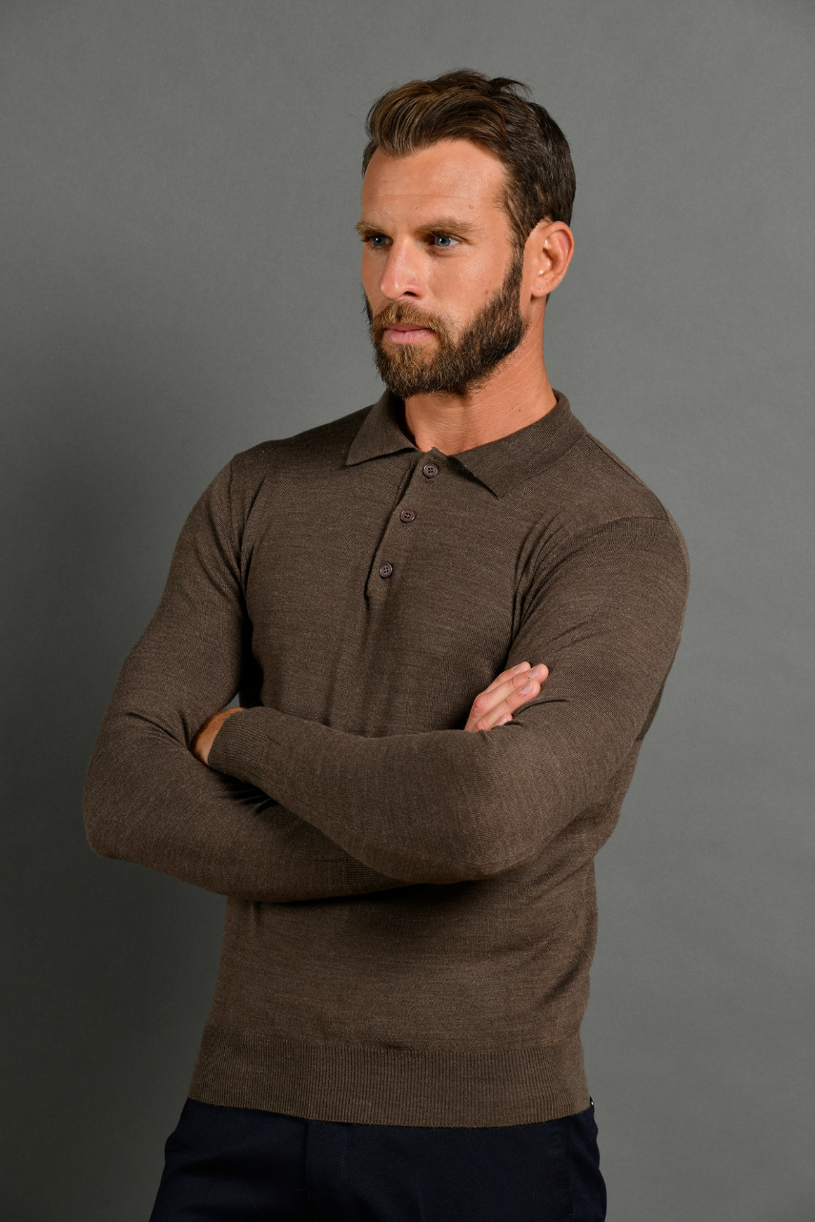 PULL 'VICTOR' MARRON