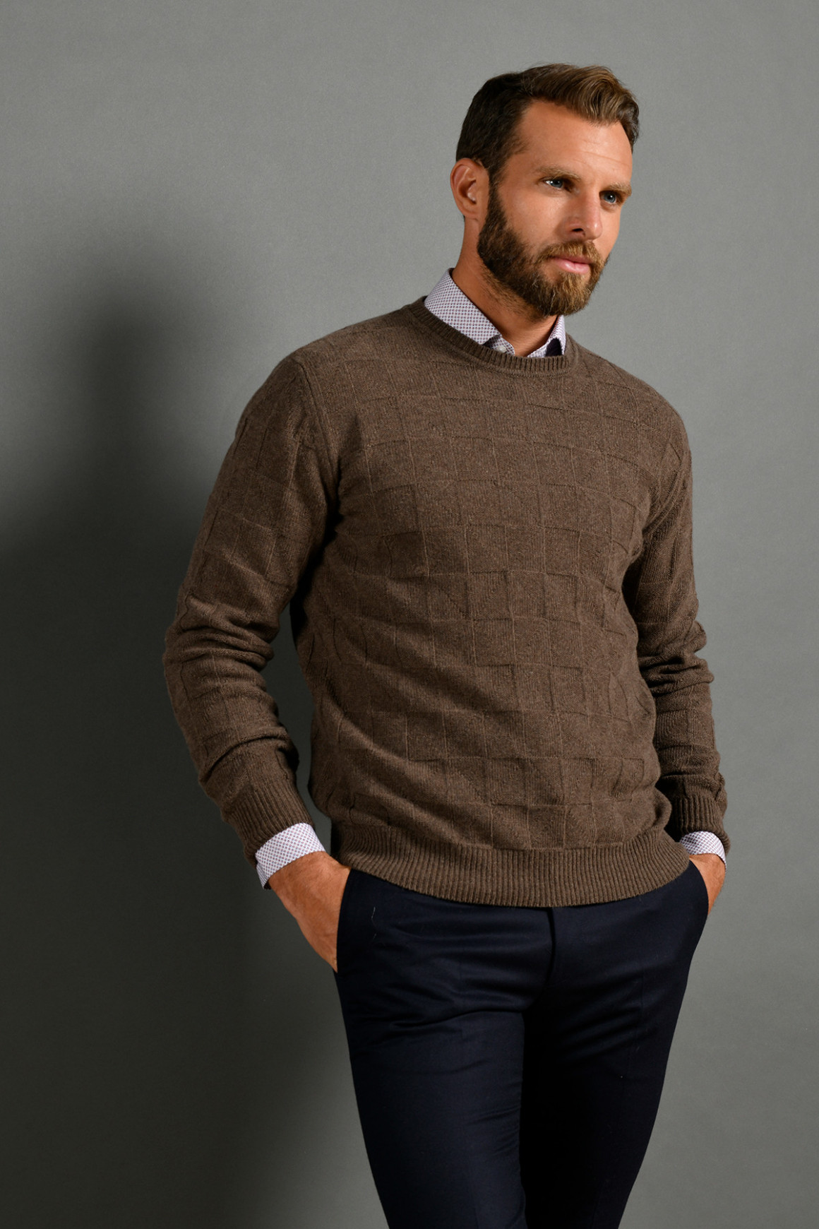PULL 'GSTAAD' CHATAIGNE
