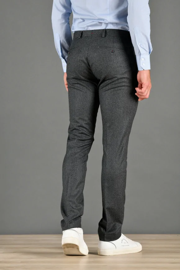 Achat PANTALON LAINE SUPER 120'S GRIS