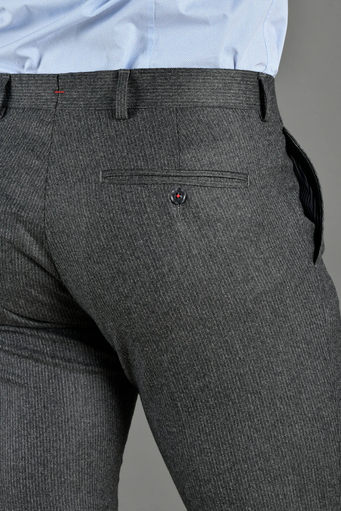 Achat PANTALON LAINE SUPER 120'S GRIS