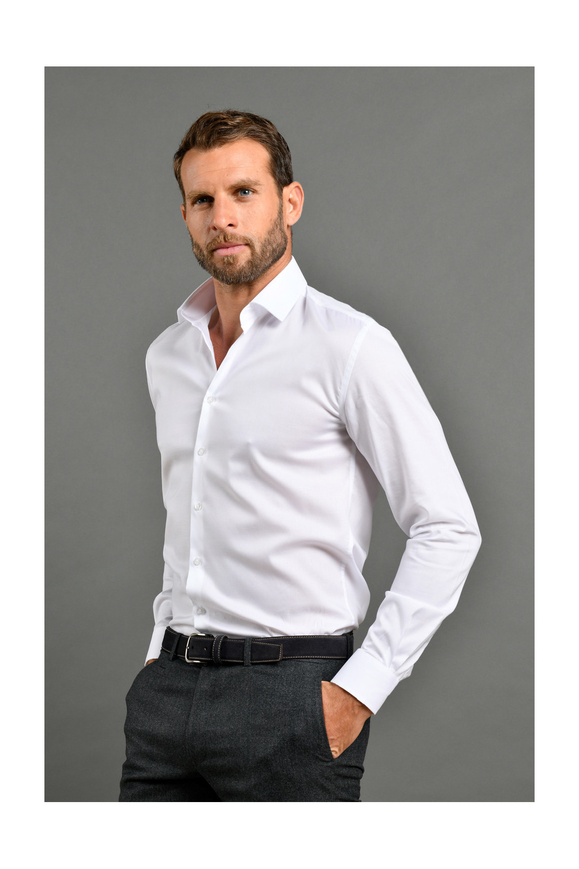 Chemise popeline blanche