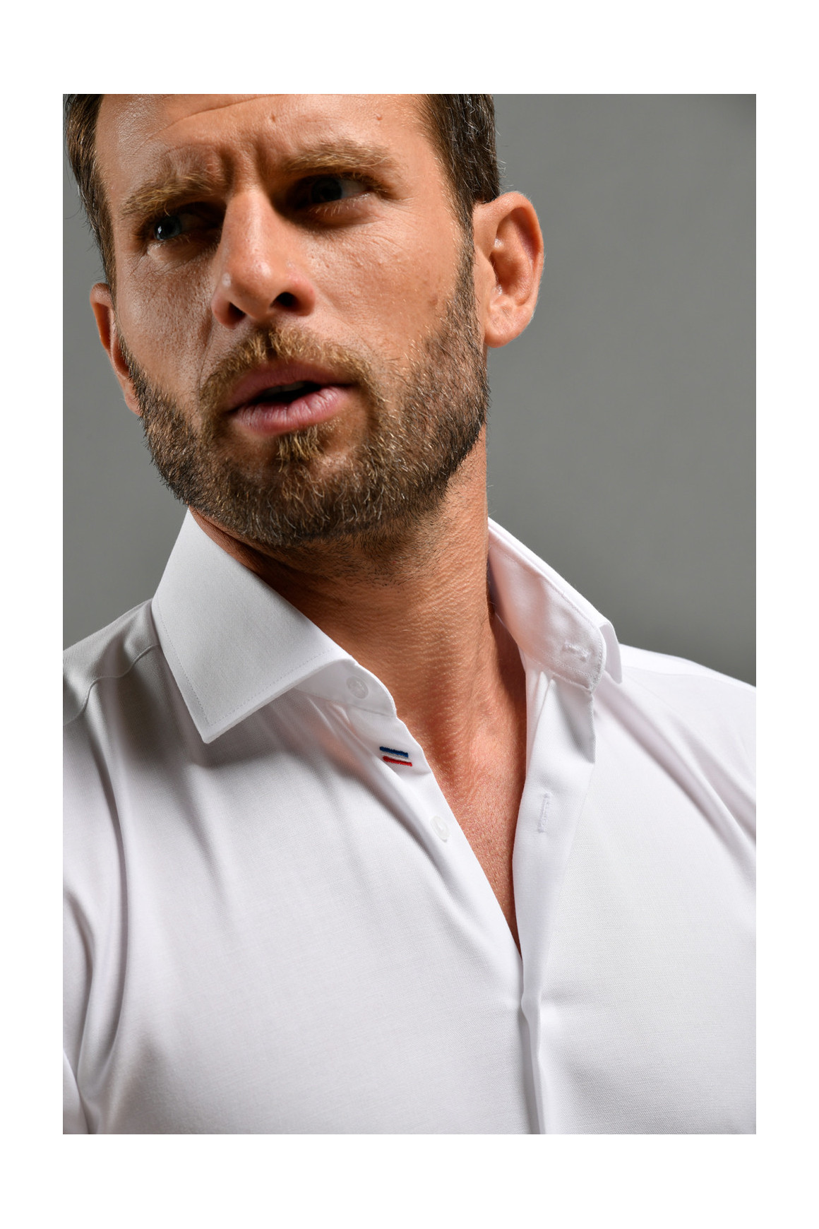 Chemise FLAG piqué de coton