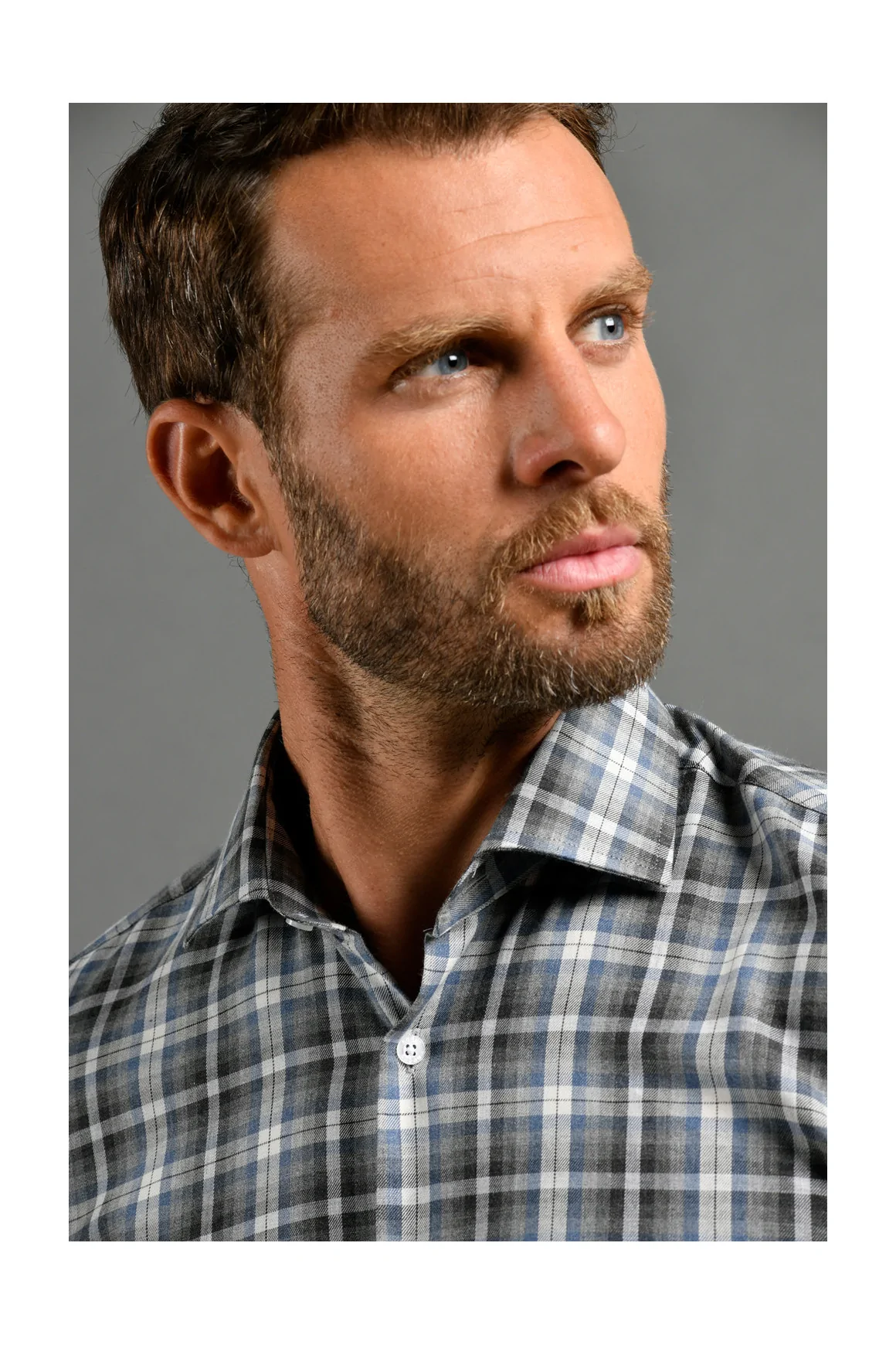 Chemise casual à carreaux