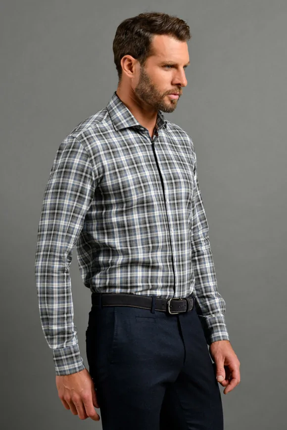 Achat Chemise casual à carreaux