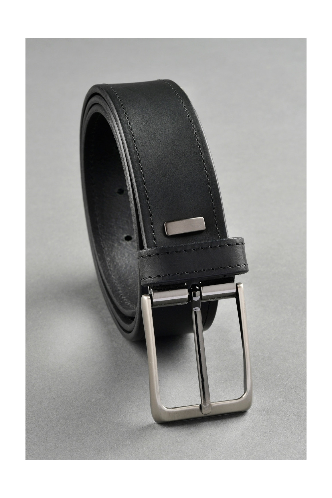 CEINTURE NOIR SURPIQUÉE