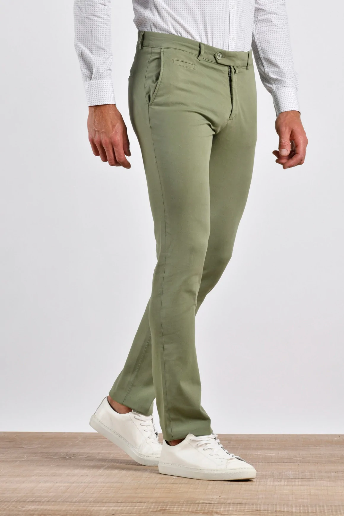 Achat Pantalon Hugo Kaki coton