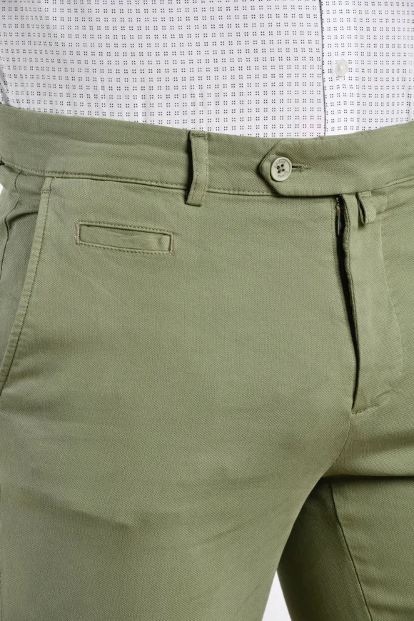 Pantalon Hugo Kaki coton