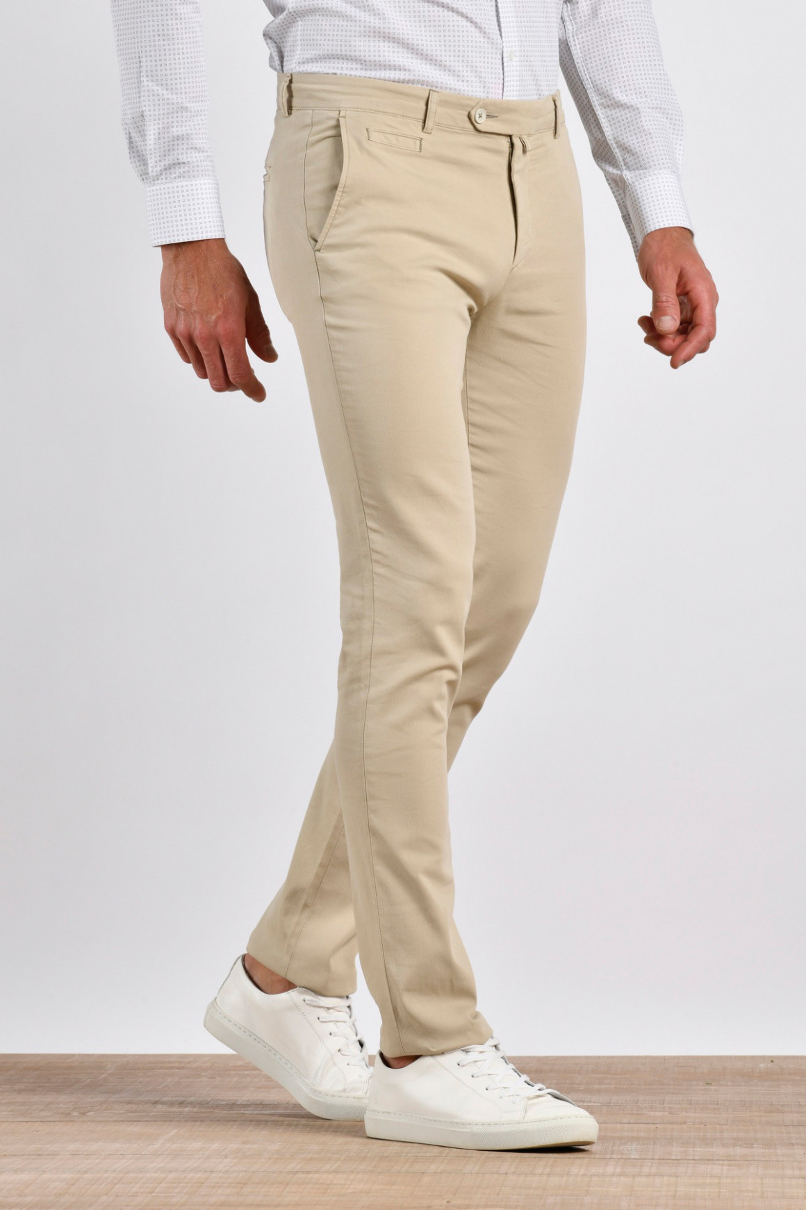 Pantalon Hugo Beige coton