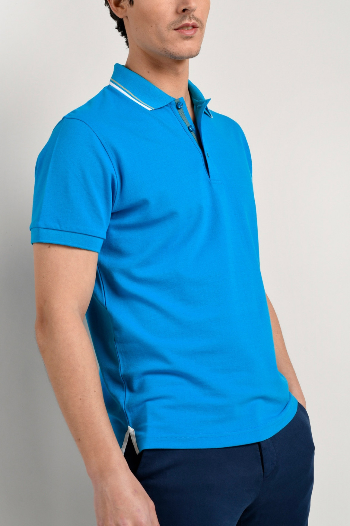Polo Fluo Turquoise