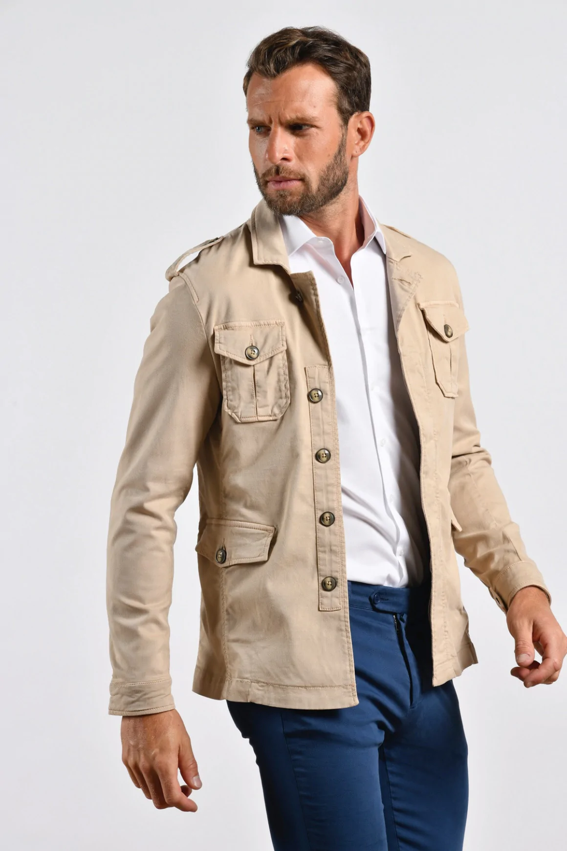Achat VESTE REPORTER BEIGE