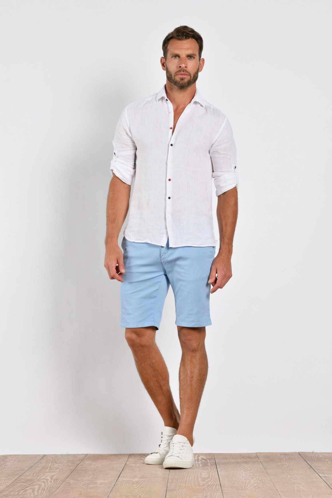 Achat Bermuda 'Hugo' ciel
