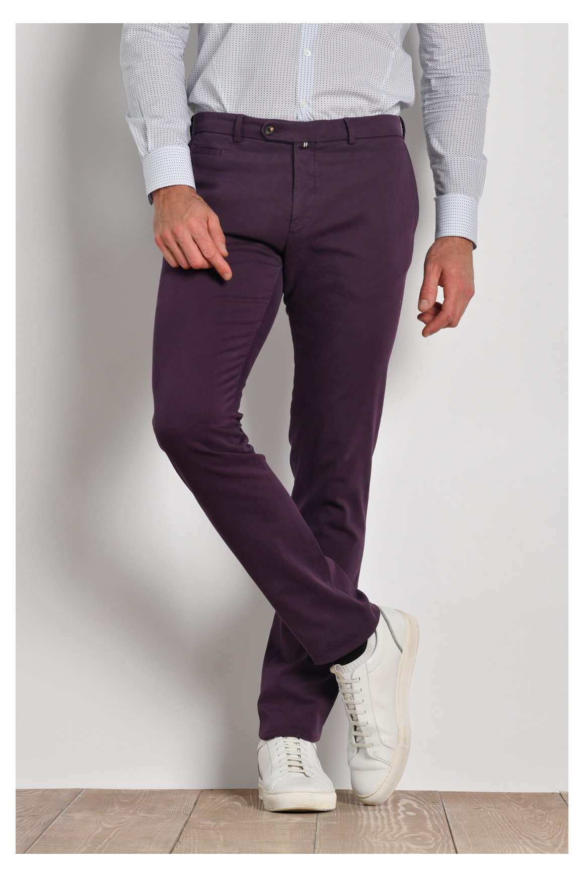 PANTALON 'ALIX' Prune