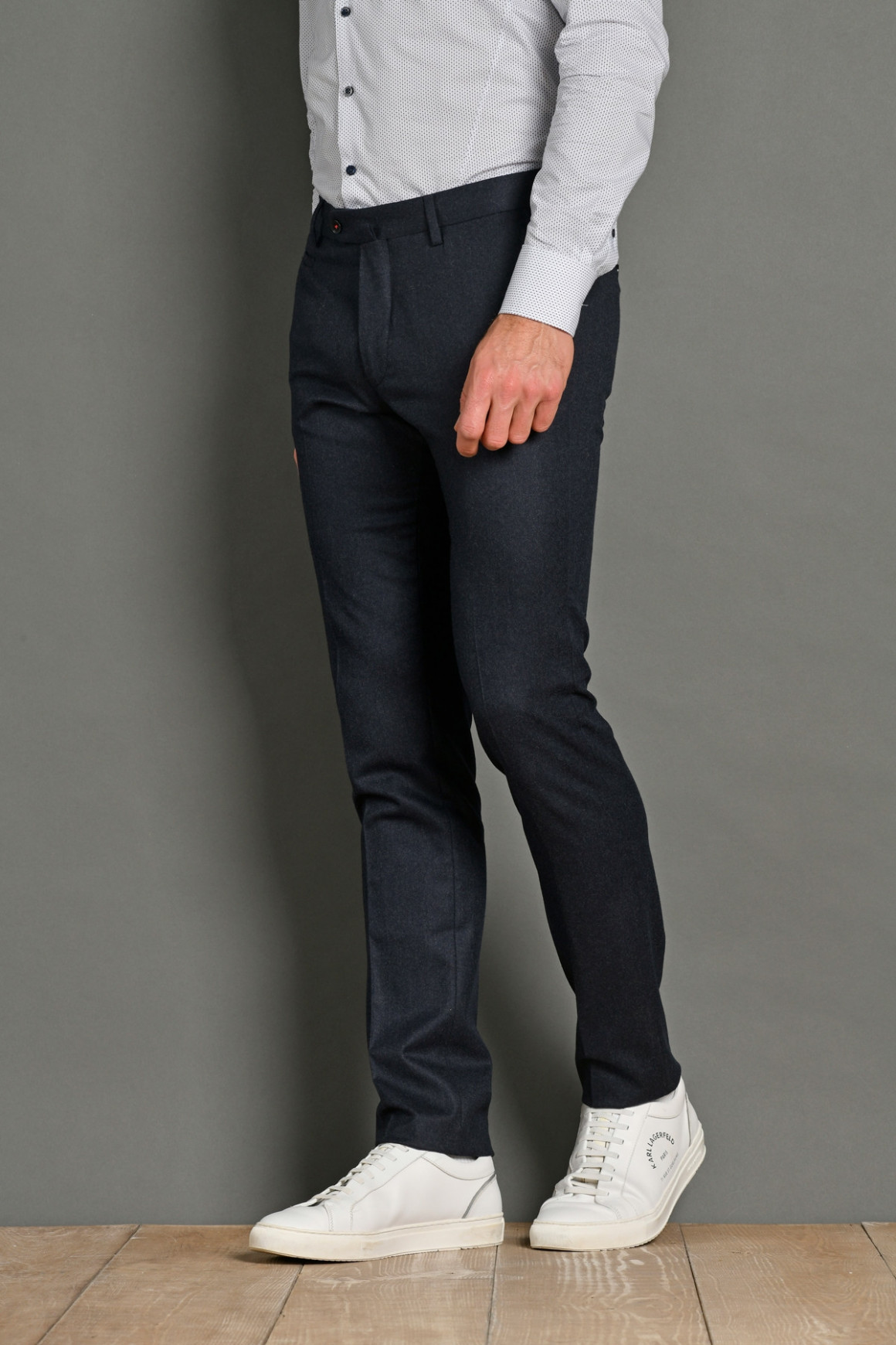 Pantalon Flanelle Marine