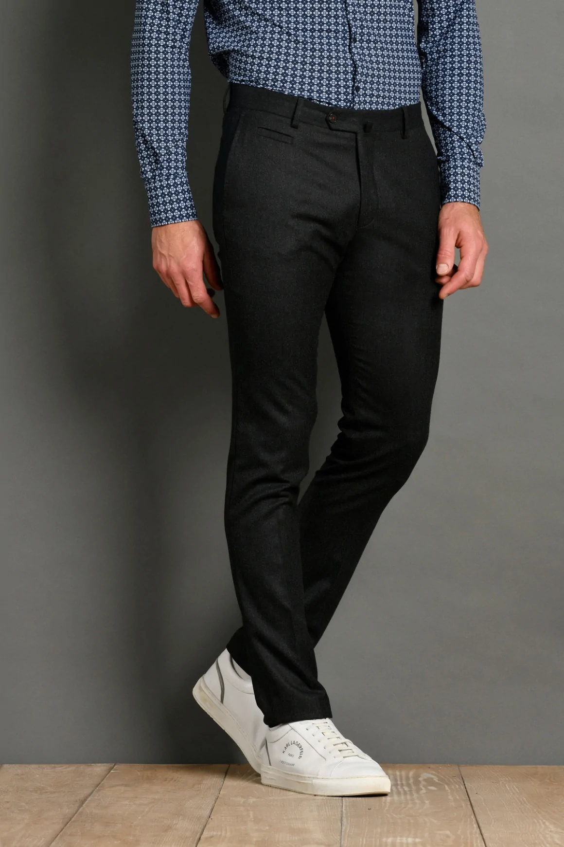 Achat Pantalon Flanelle Graphite