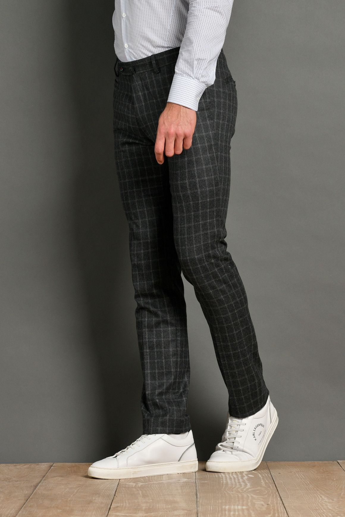 Pantalon Flanelle Gris