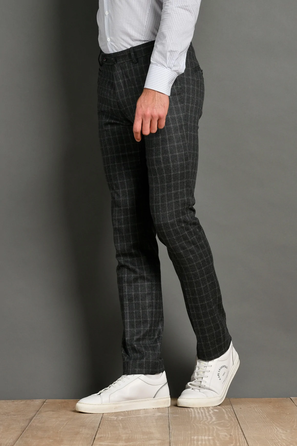 Achat Pantalon Flanelle Gris
