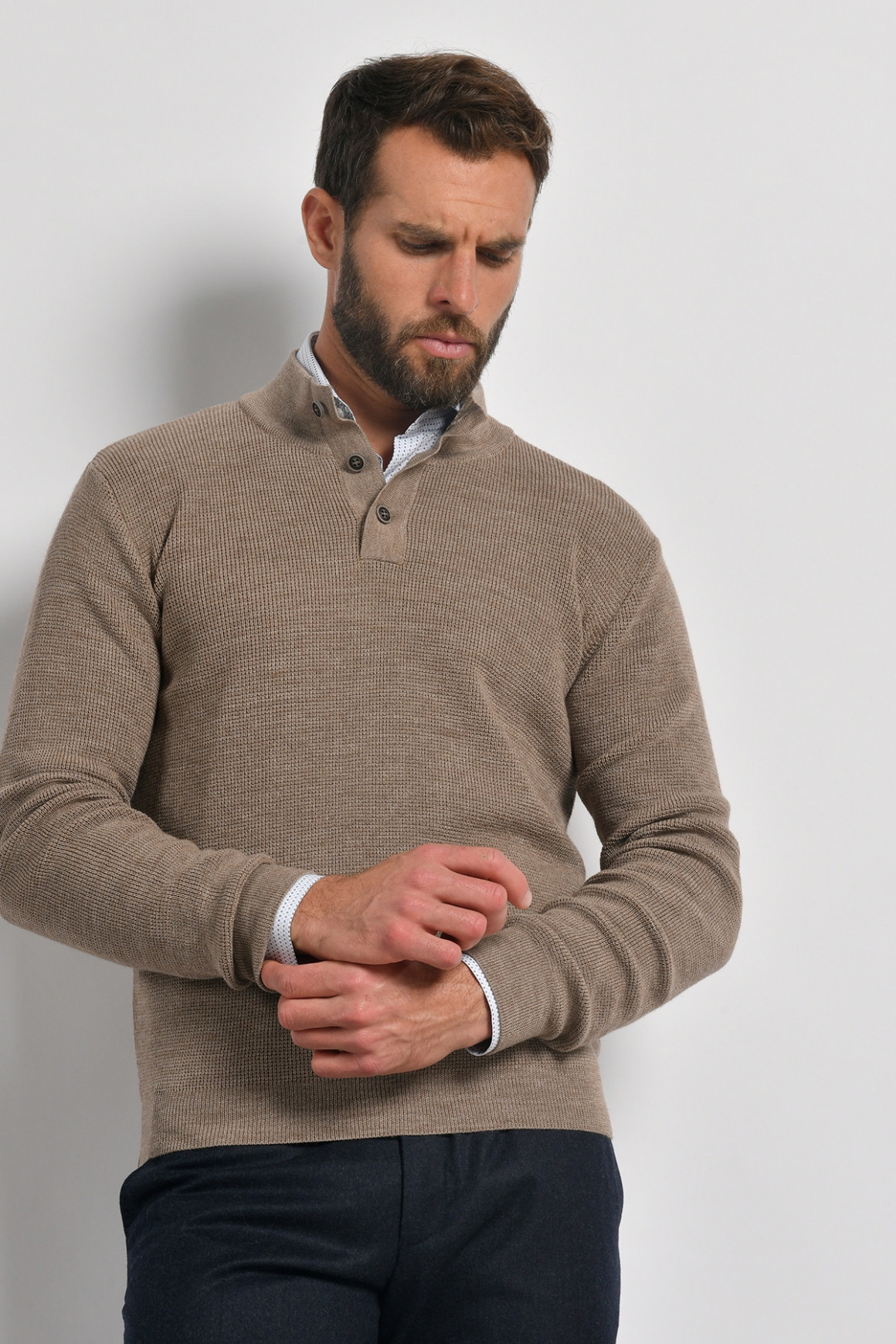 Pull ‘ARNO’ Taupe