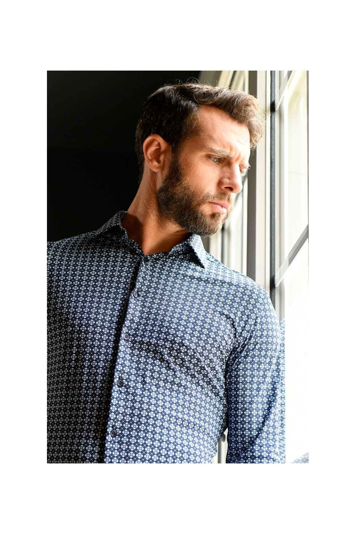 Chemise Extra-Stretch Fancy