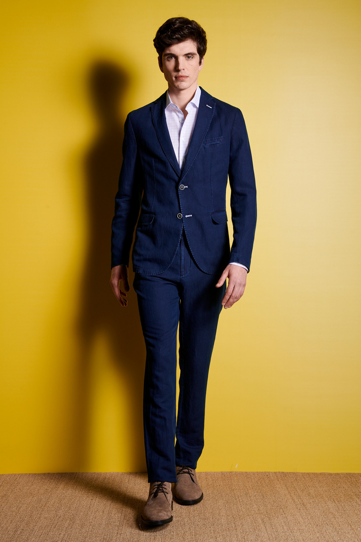 Veste Navy Lin-Coton