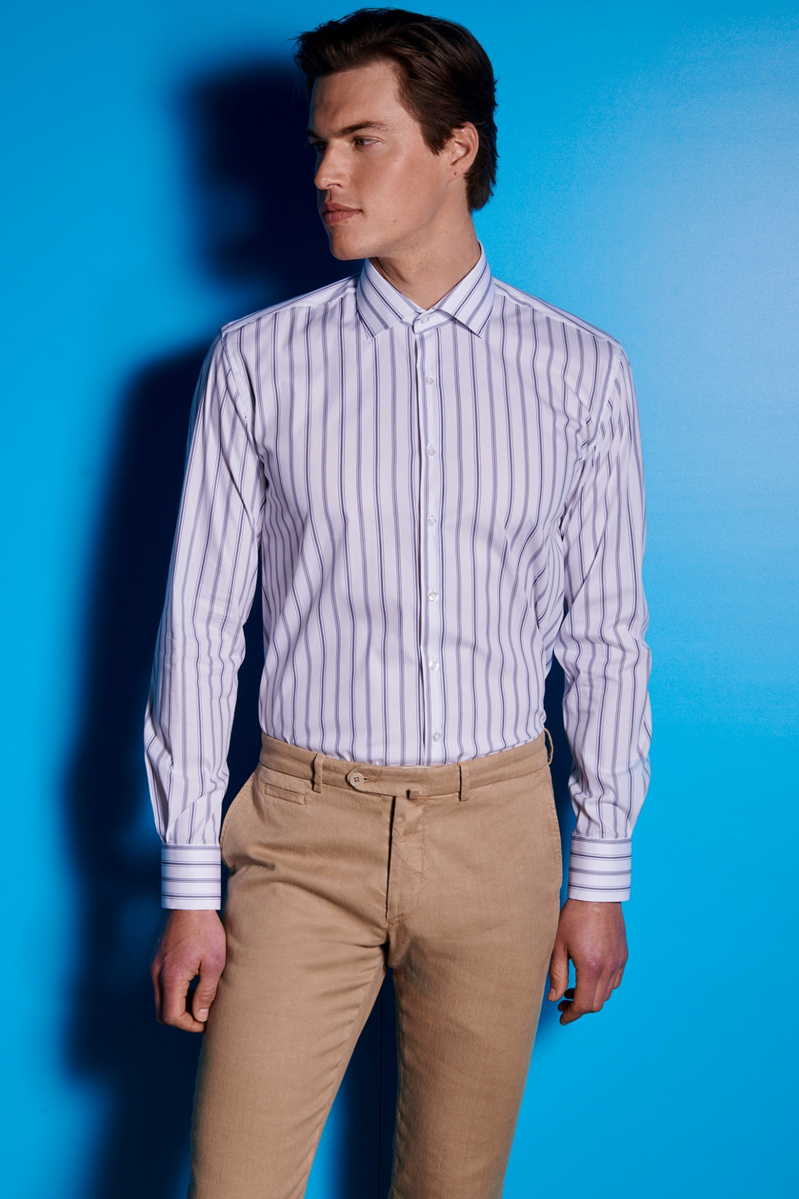 Achat Chemise double rayures