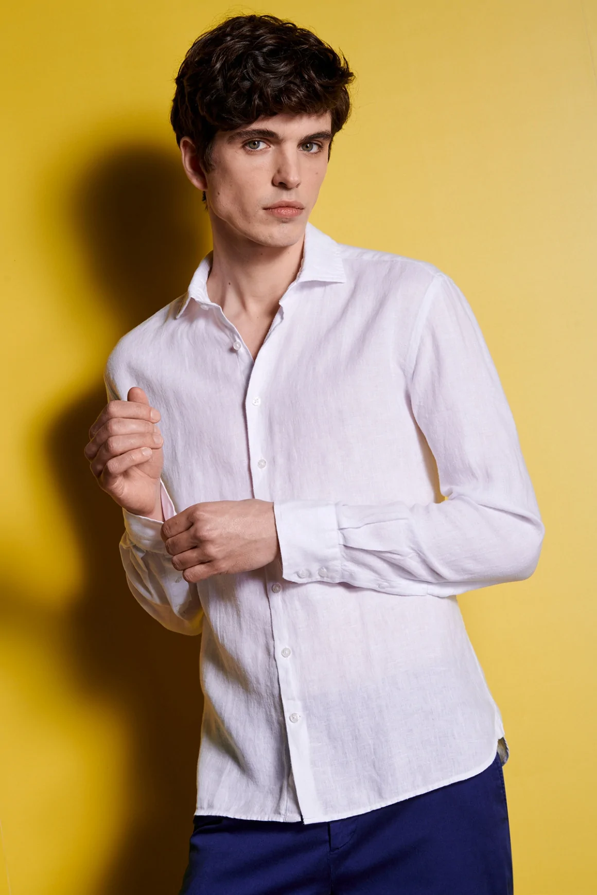 Achat CHEMISE LIN BLANC