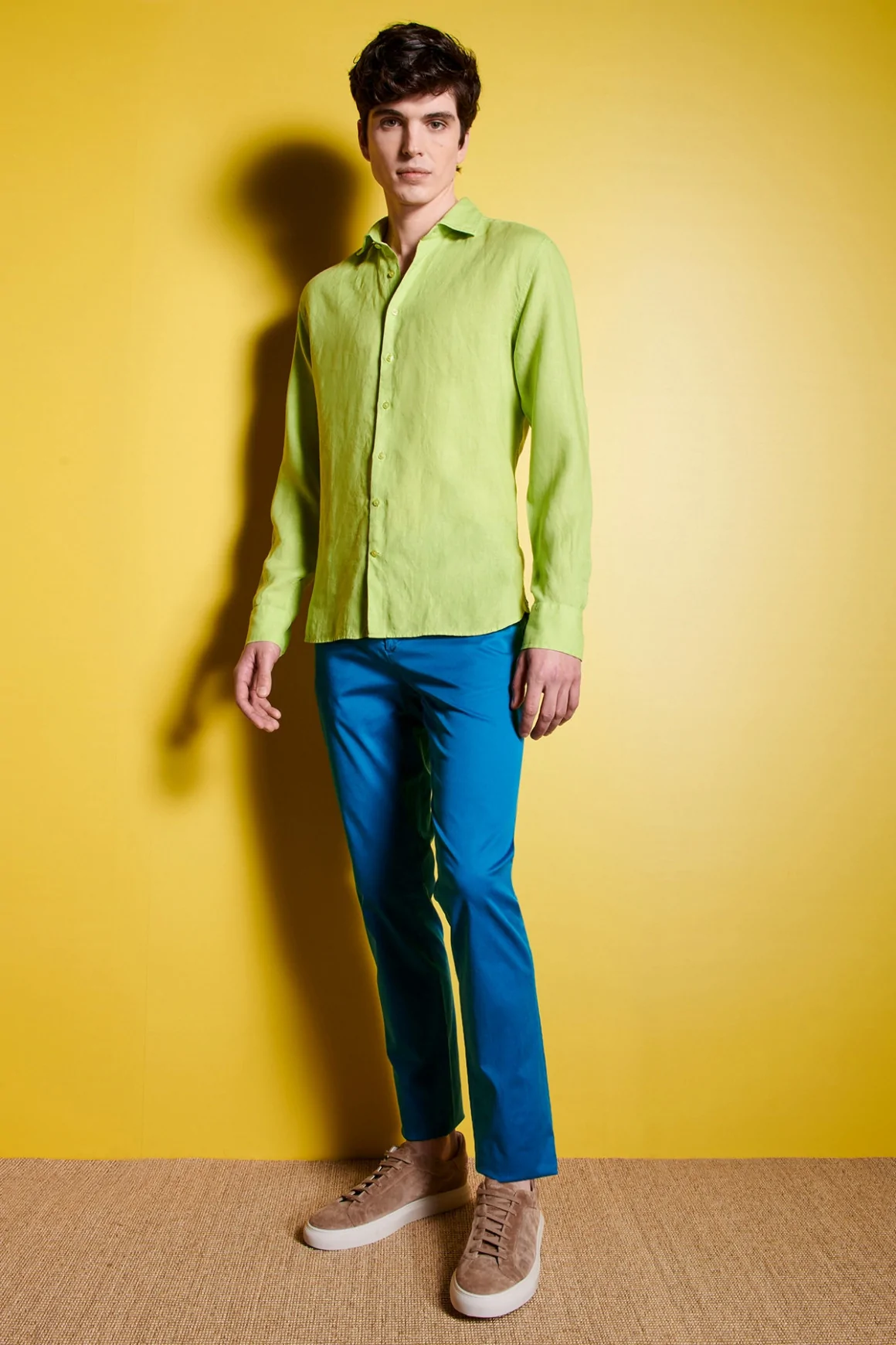 Achat CHEMISE LIN VERT