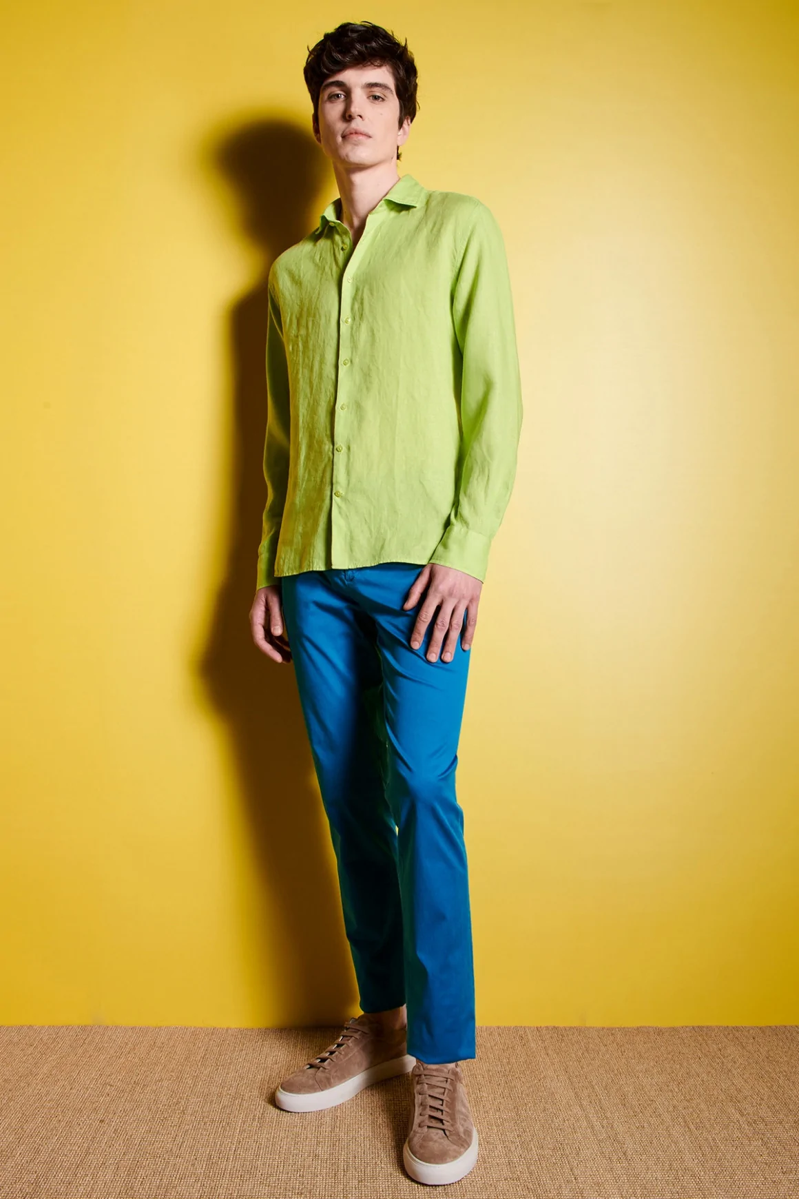 Achat CHEMISE LIN VERT