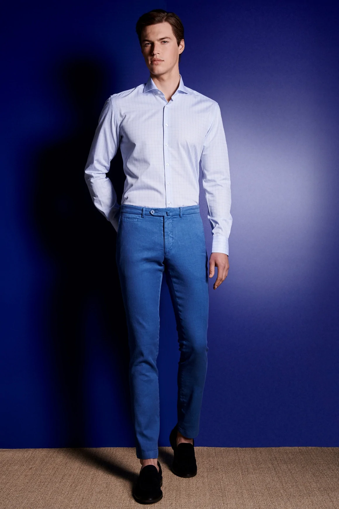 Achat Pantalon Lino Bleu