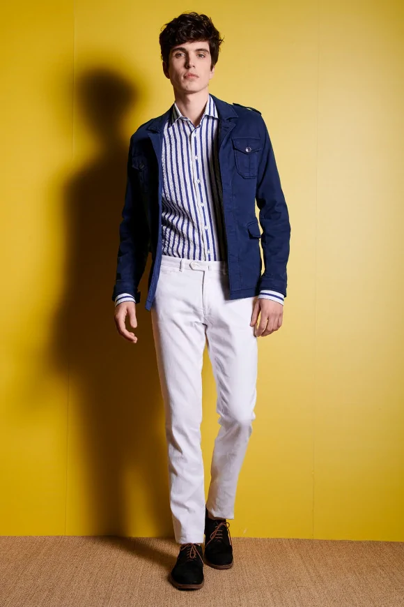 Achat Pantalon Lino Blanc