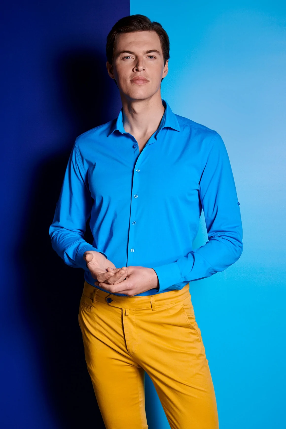 Achat Chino Riviera stretch jaune