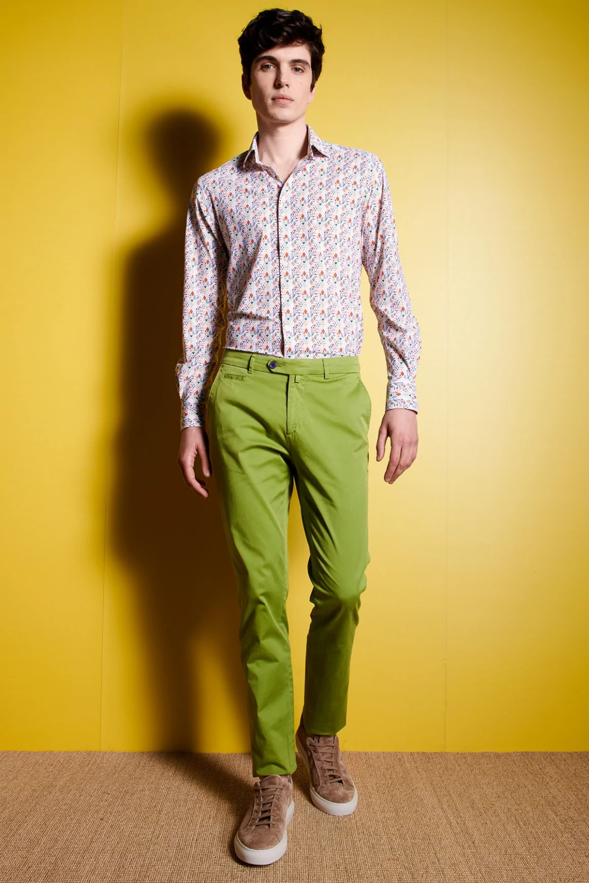 Achat Chino Riviera stretch vert...