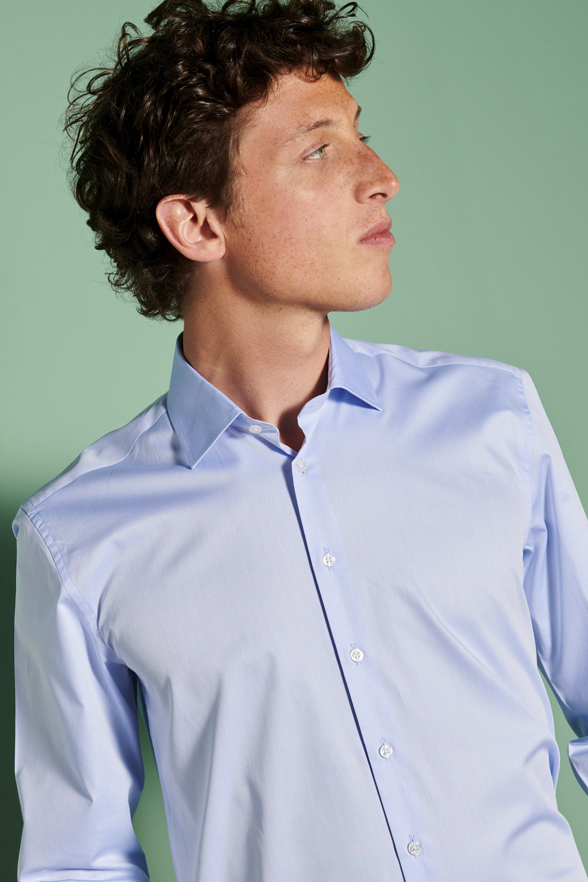 Chemise Popeline Ciel