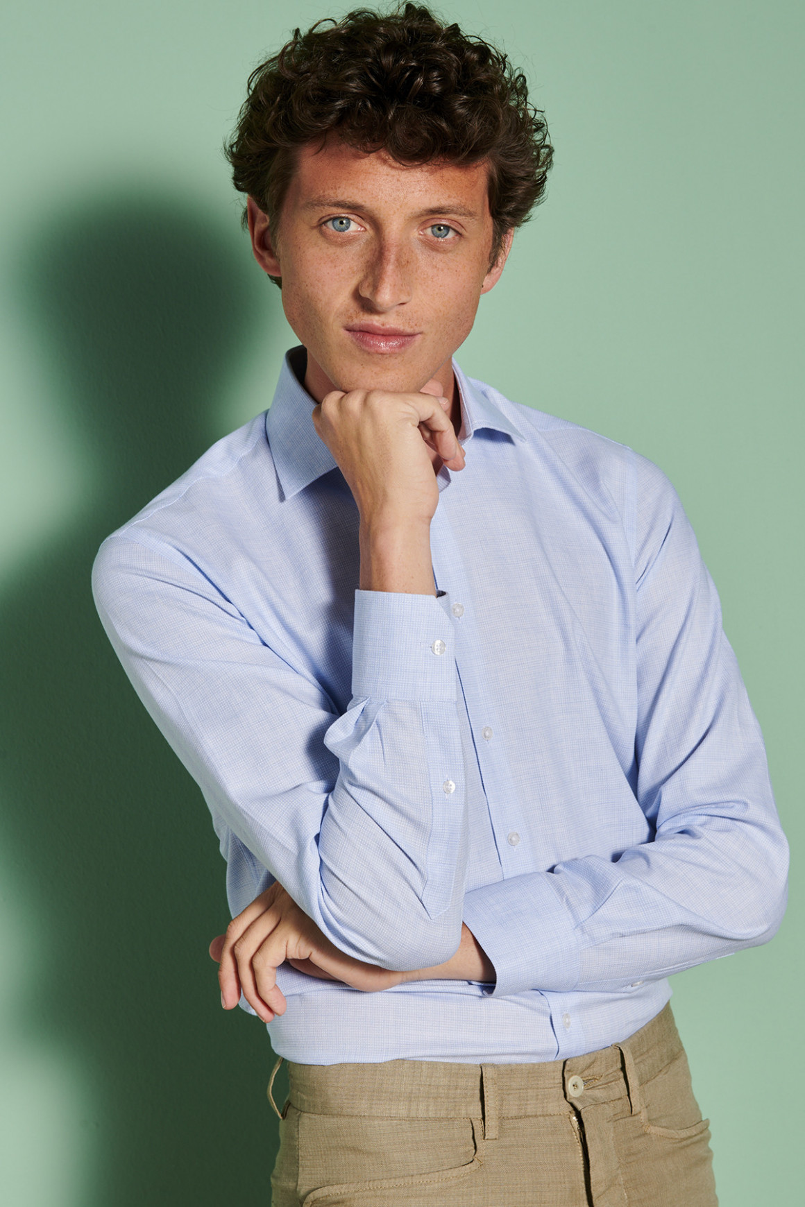 Chemise classique nattée