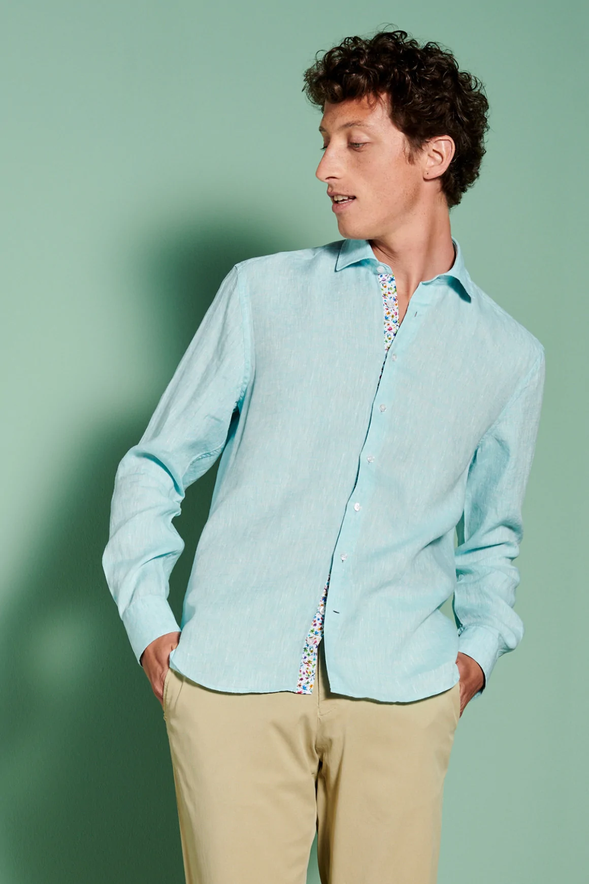 Achat Chemise Riviera lin Vert