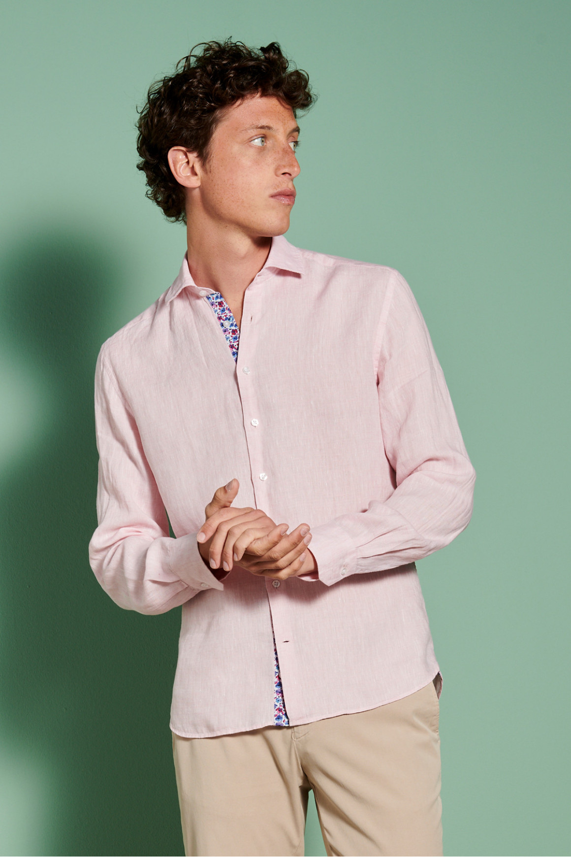 Chemise Riviera lin Rose