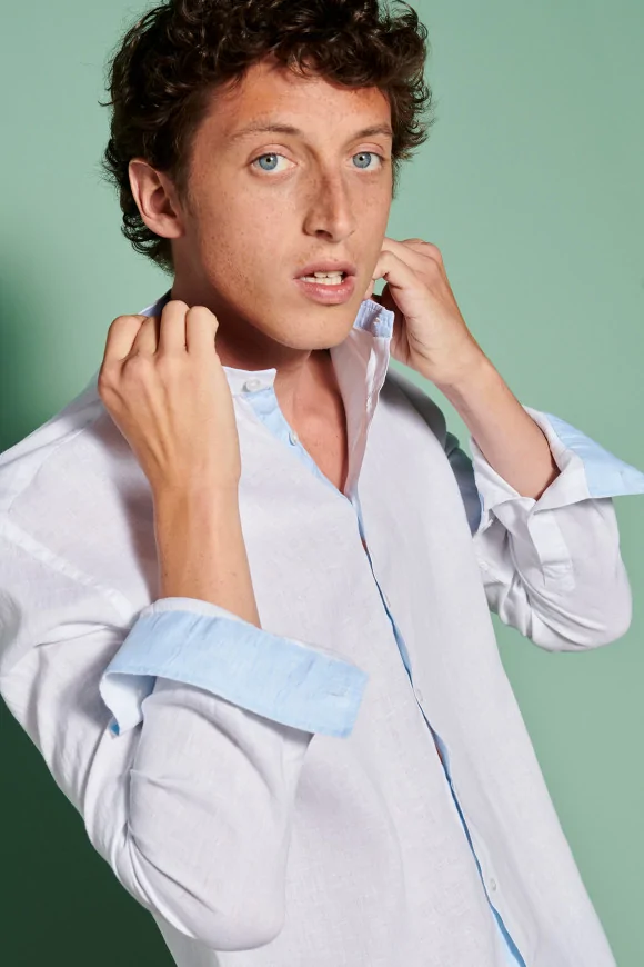 Achat Chemise Mao lin Blanc