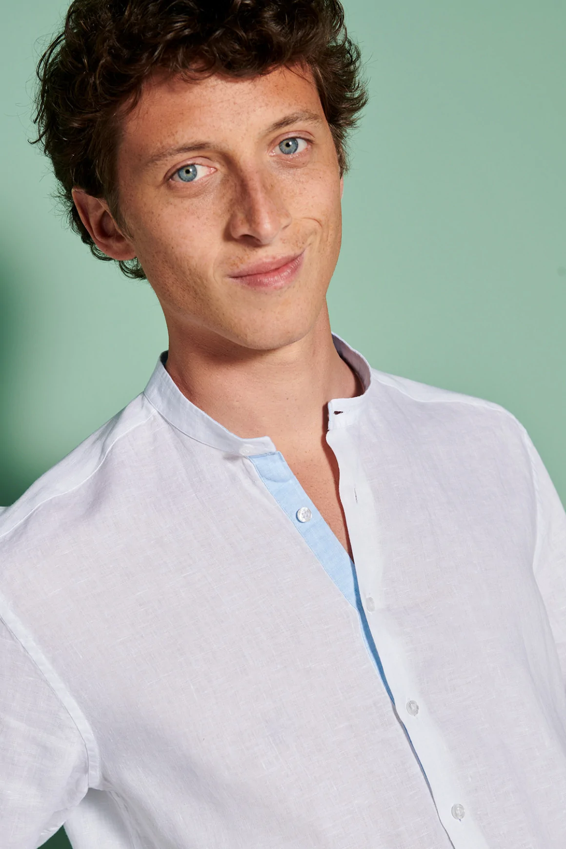 Achat Chemise Mao lin Blanc