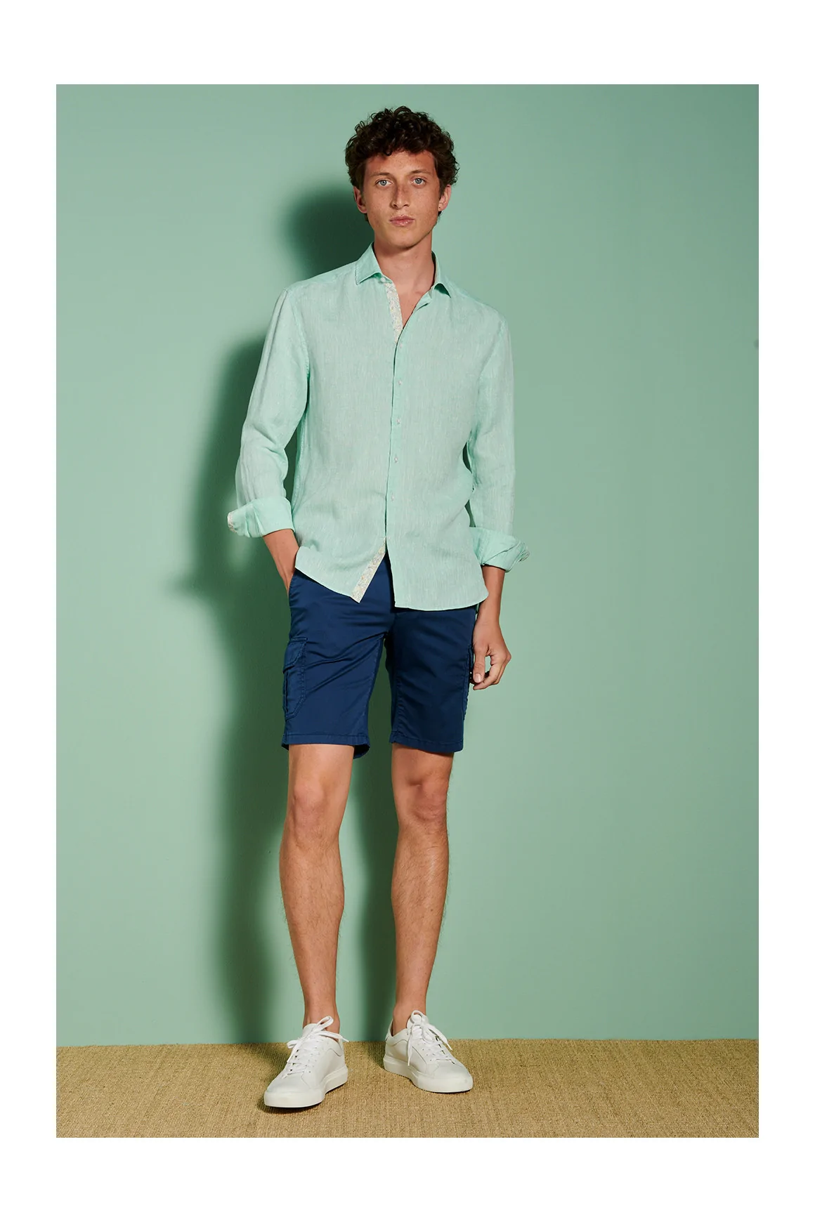Achat Bermuda Stretch Navy