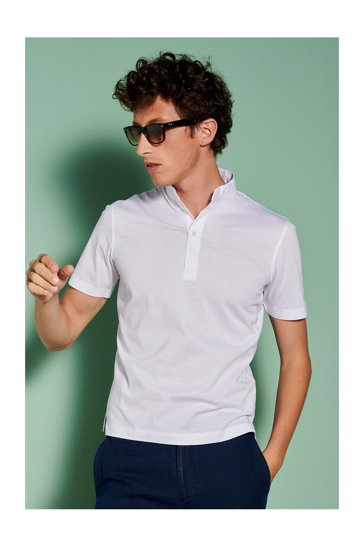 Achat Polo officier blanc