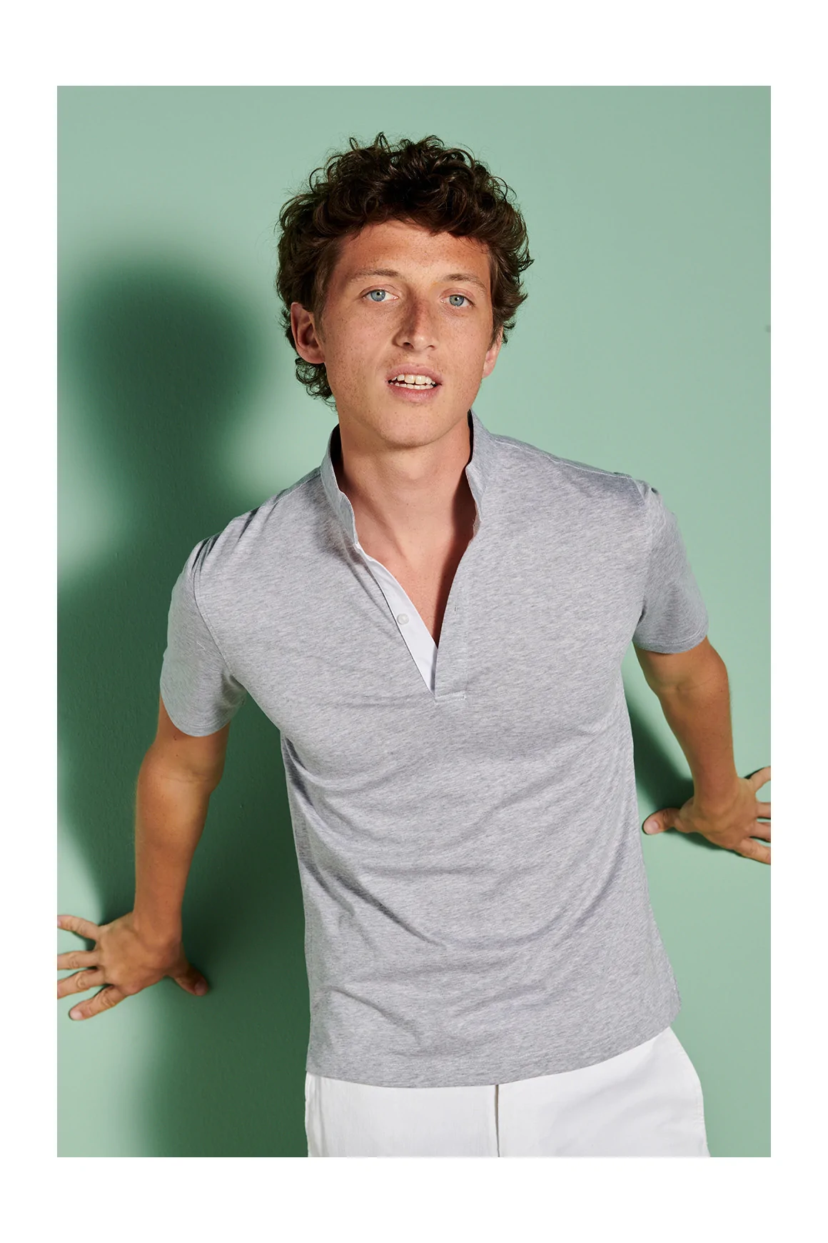 Achat Polo officier Gris
