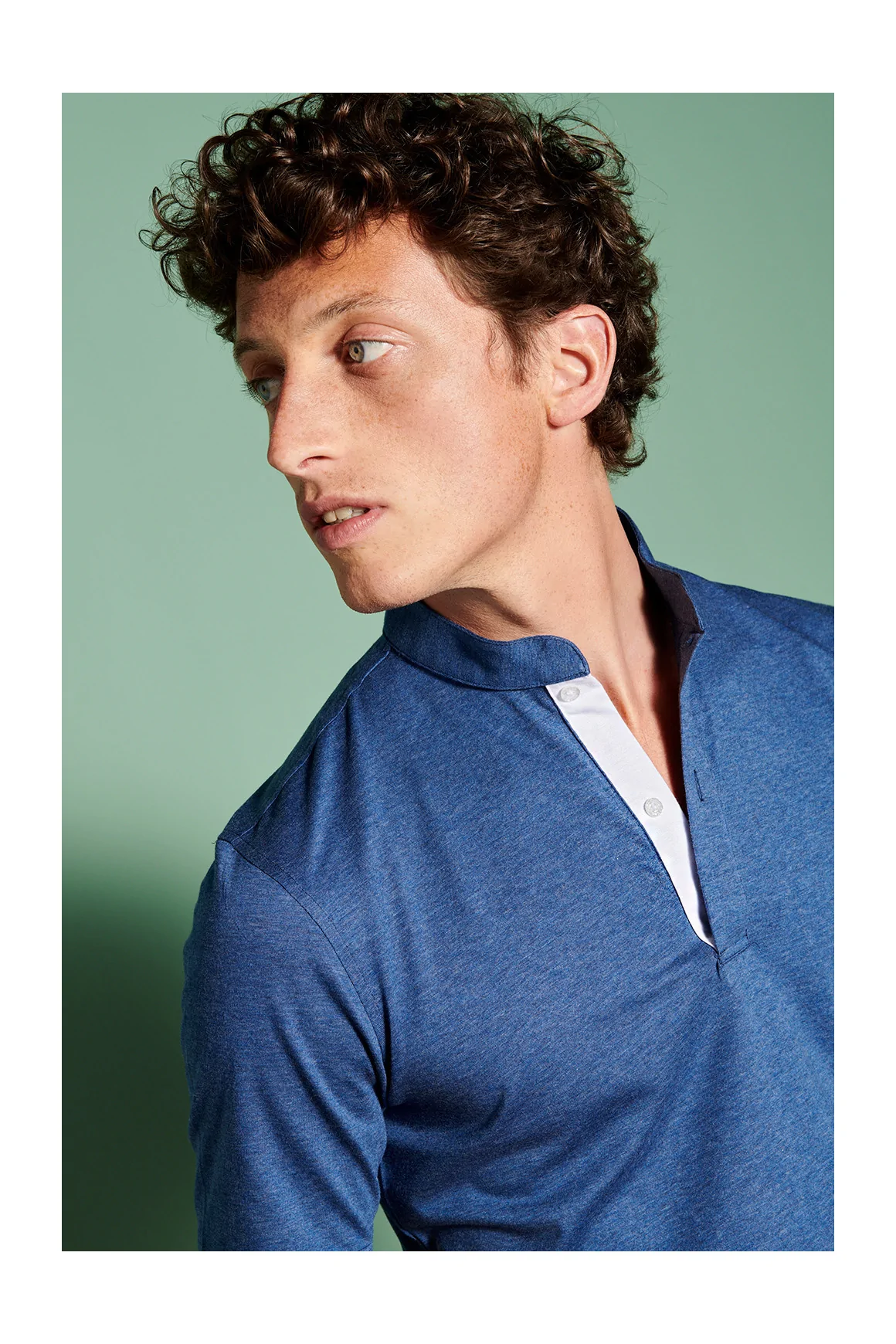 Achat Polo officier Bleu
