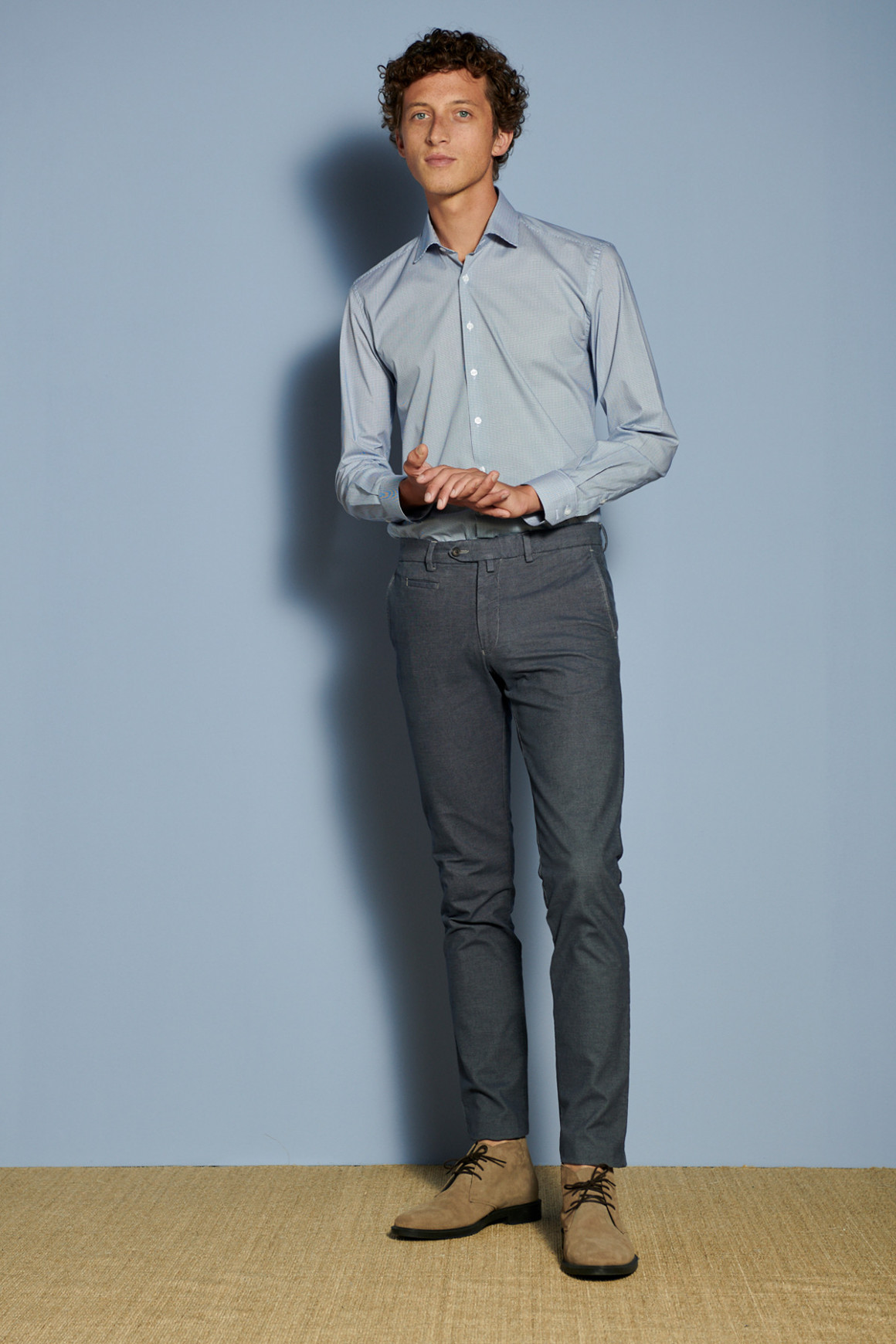 Chemise à pois Stretch
